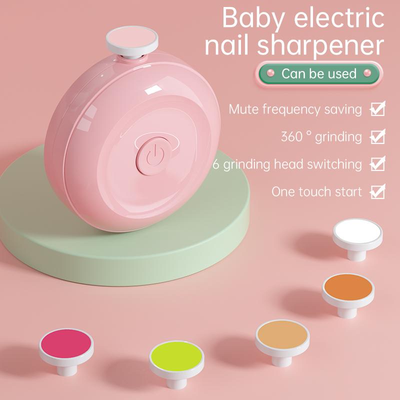 Electric Baby Nail Trimmer, Rechargeable 6-in-1 Electric Nail File, Safe Gentle Nail Care Tool For Newborns, Toddlers, Kids And Adults, Wireless Nail Polisher For Fingernails & Toenails